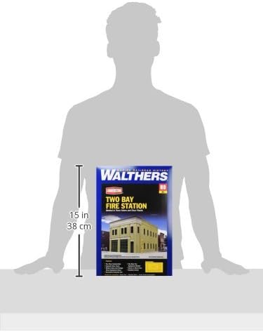 Walthers Cornerstone 933-4022 Feuerwehr-Station Plastikmodellbausatz, Modelleisenbahnzubehör, Hobby,