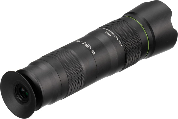 Bresser Teleobjektiv für Smartphone 20–40x Zoom, inkl. Stativ, Universalhalterung, Augenmuschel, Tas