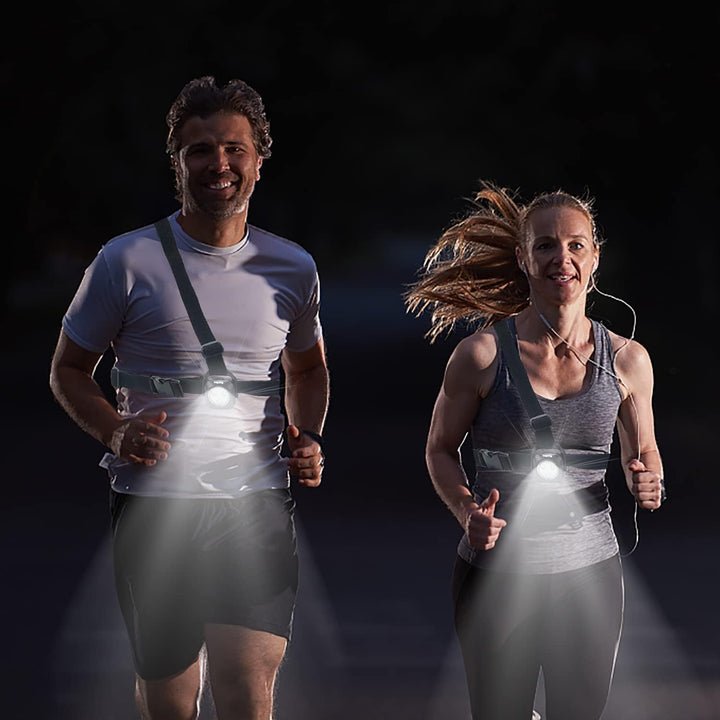 Suptig Lauflicht, Brustlicht, Laufgürtel Licht für Camping, Wandern, Laufen, Joggen, Gehen, Outdoor-