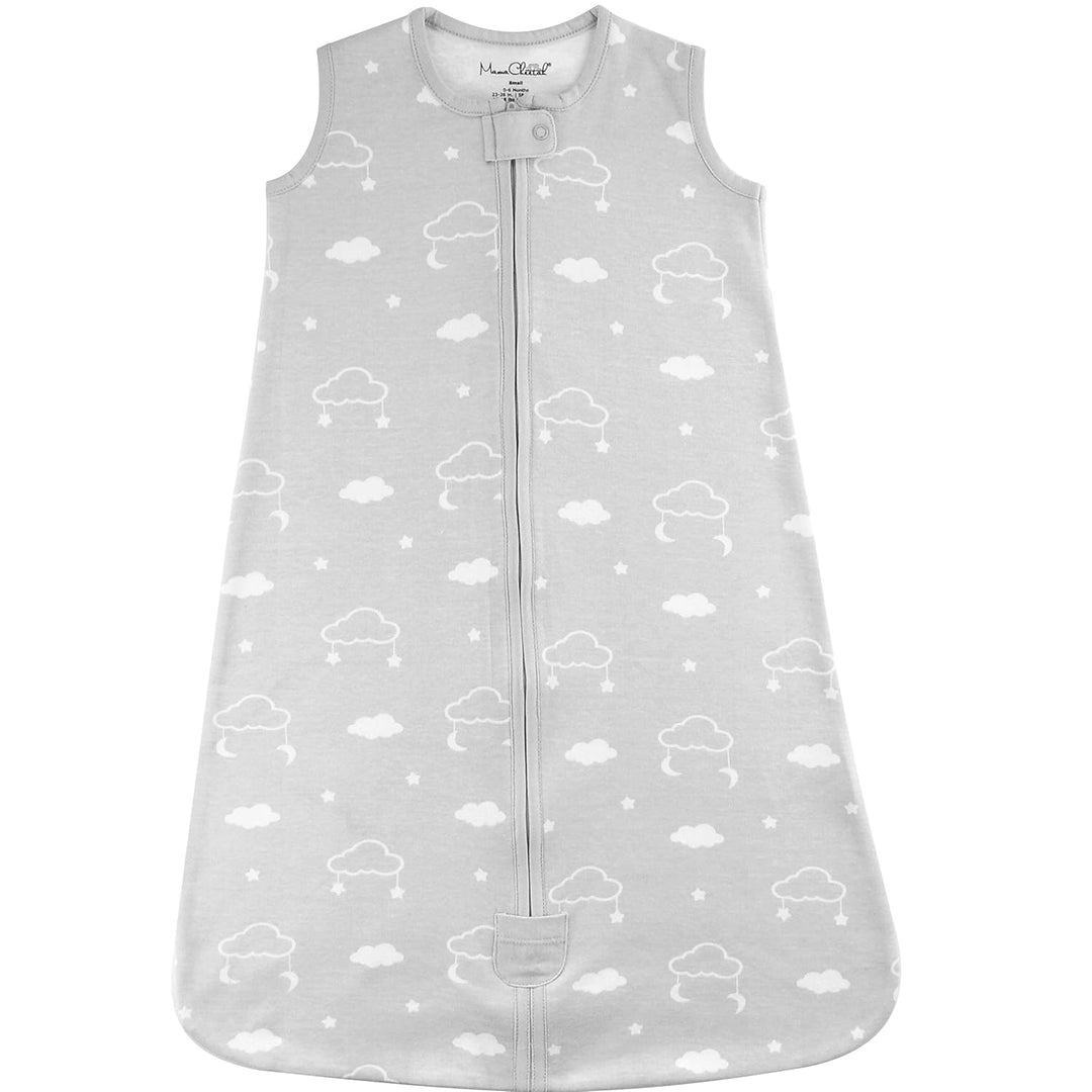 Mama Cheetah Baby Schlafsack, Bio-Baumwolle, Tragbare Babydecke, Schlafsack mit 2-Wege-Reissverschlu