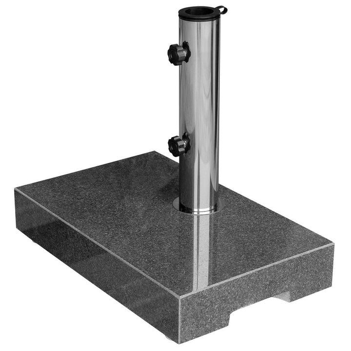 anndora Sonnenschirmständer Granit 25 kg dunkelgrau Balkonständer max 48mm Stamm, dunkelgrau
