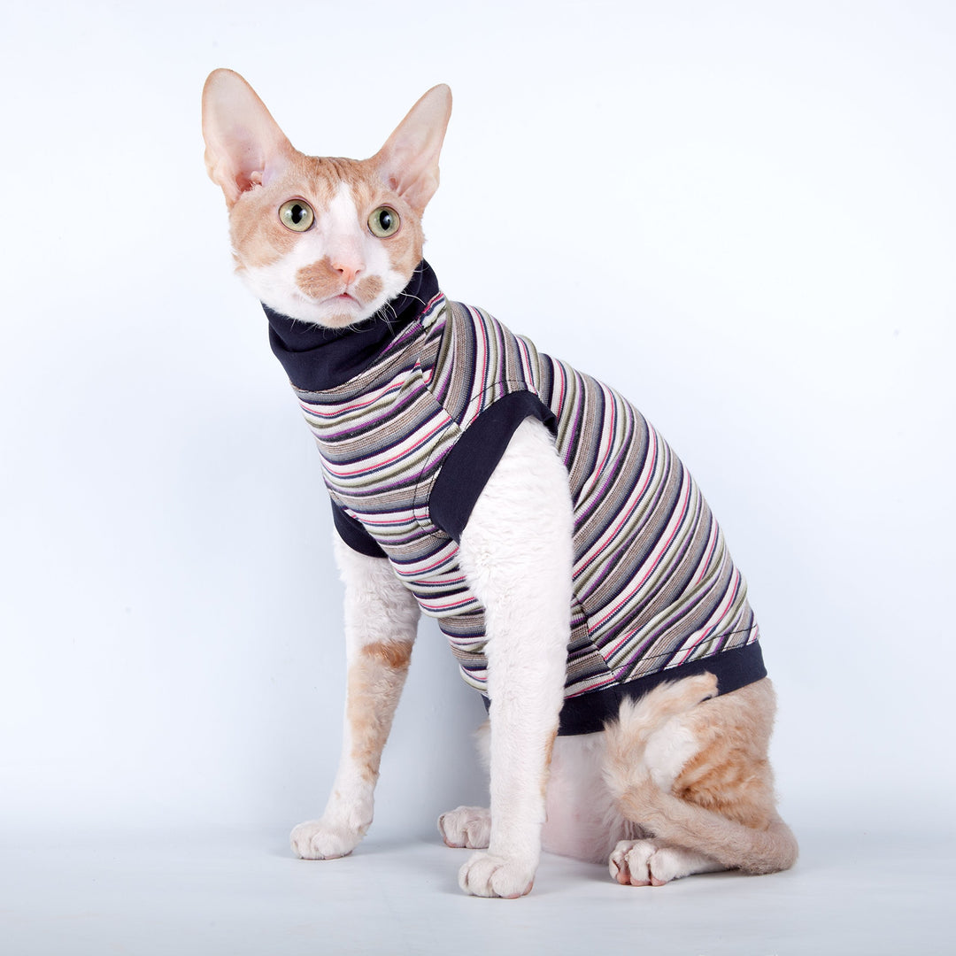 Kotomoda Katzen Kleidung Turtleneck Tabbykatze (XS), XS