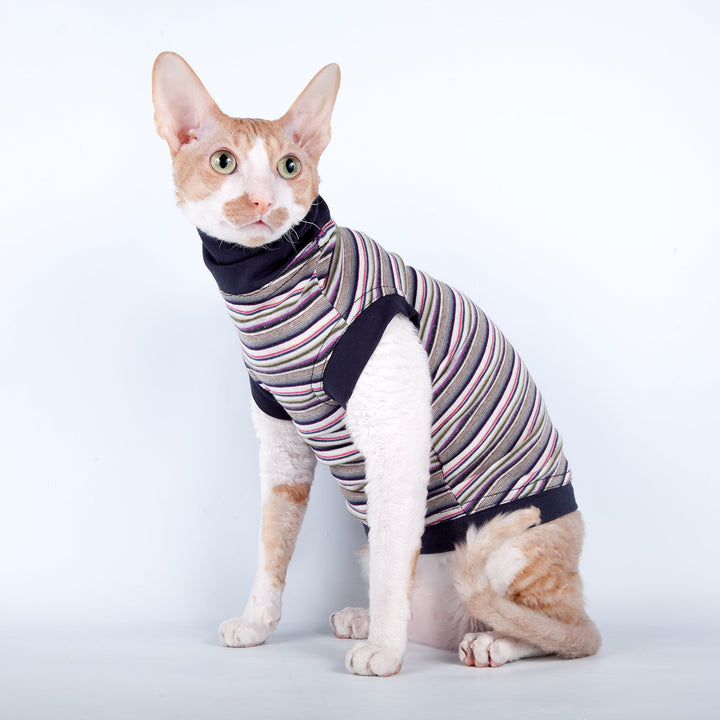 Kotomoda Katzen Kleidung Turtleneck Tabbykatze (XS), XS