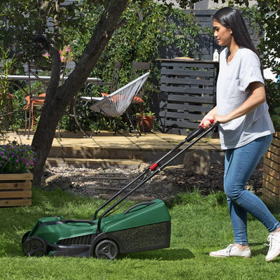 Bosch Akku-Rasenmäher EasyMower 18V-32-150 (Bis zu 100 m2 mit einem 3,0-Ah-Akku; 18-Volt-System; Sch