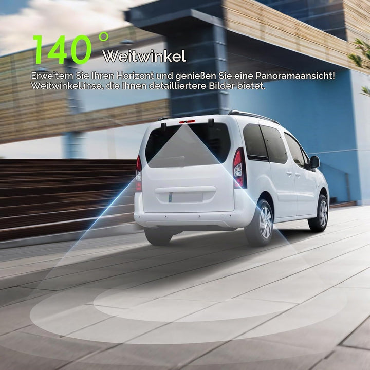 Rückfahrkamera für Peugeot Partner 2008-2020/Citroen Berlingo 2008-2020 Drittes Bremslicht Kamera mi