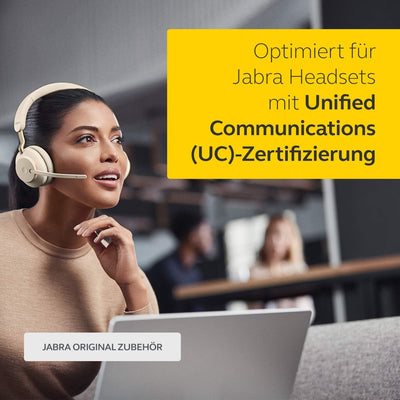 Jabra Link 370 USB A Bluetooth Adapter UC – 30 Meter/98 Feet Wireless Range for Jabra Headsets – Uni