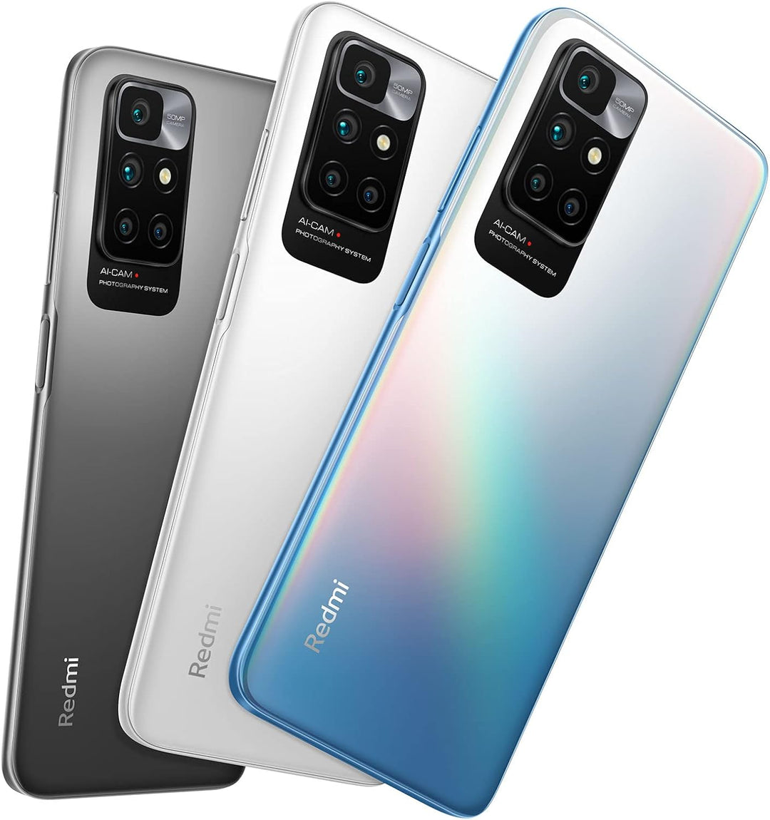 Xiaomi Redmi 10 - Smartphone 4GB+64GB, 50MP AI Quad-Kamera, MediaTek Helio G88-Prozessor, 6.5" FHD+