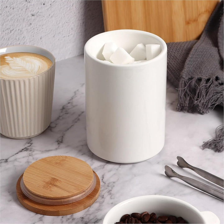 kaffeedose keramik, 1000ml keramikdose mit Deckel, Tee, Zucker und Kaffeedosen, Vorratsdosen mit Dec