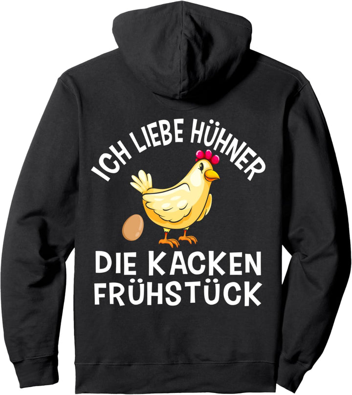 Funny Chicken Spruch Bäuerin Bauern Huhn Henne Hahn Hühner Pullover Hoodie