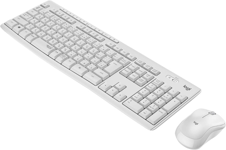 Logitech MK295 kabelloses Tastatur-Maus-Set mit SilentTouch-Technologie, Shortcut-Tasten, optischer