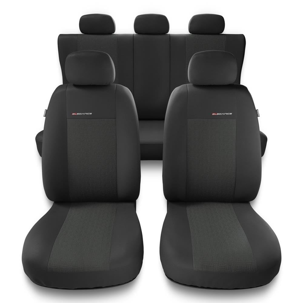 Mossa - Universal Sitzbezüge Auto kompatibel mit VW Volkswagen Tiguan I, II, III (2007- ) - Autositz