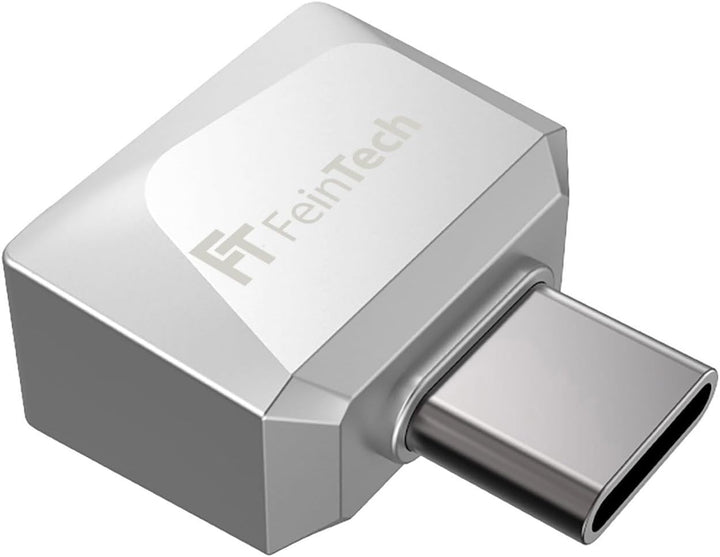 FeinTech FPS210 Fingerabdruck-Sensor für PC Windows Hello Fingerprint-Reader USB-C silber, USB-C, si