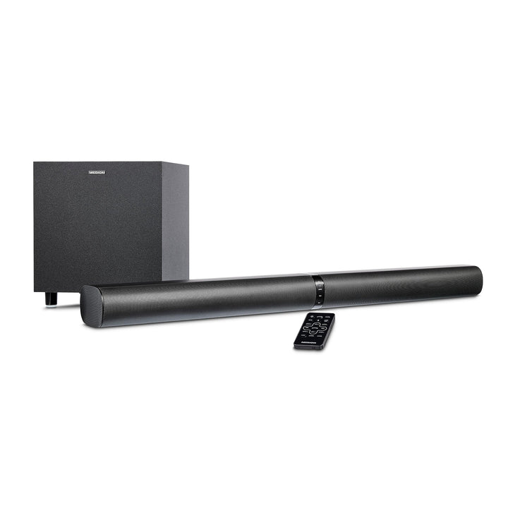 MEDION P64150 2in1 Convertible Bluetooth TV Soundbar mit Funk-Subwoofer (2.1 Soundbar, 2 x 30 Watt,
