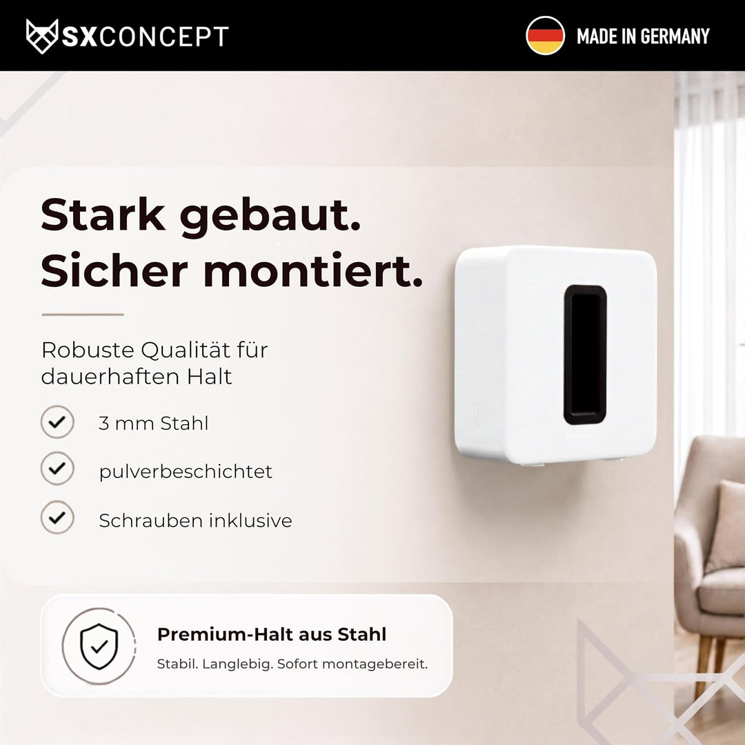 SX-Concept Wandhalterung für Sonos Sub | Minimalistisches Design | geringer Wandabstand | Made in Ge