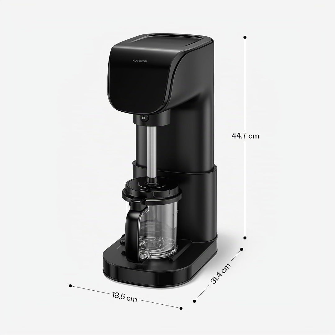 Klarstein Velaire Eismaschine – 500-W-Eismaschine, 3 Behälter à 0,6 l (insgesamt 1,8 l), 10 Programm
