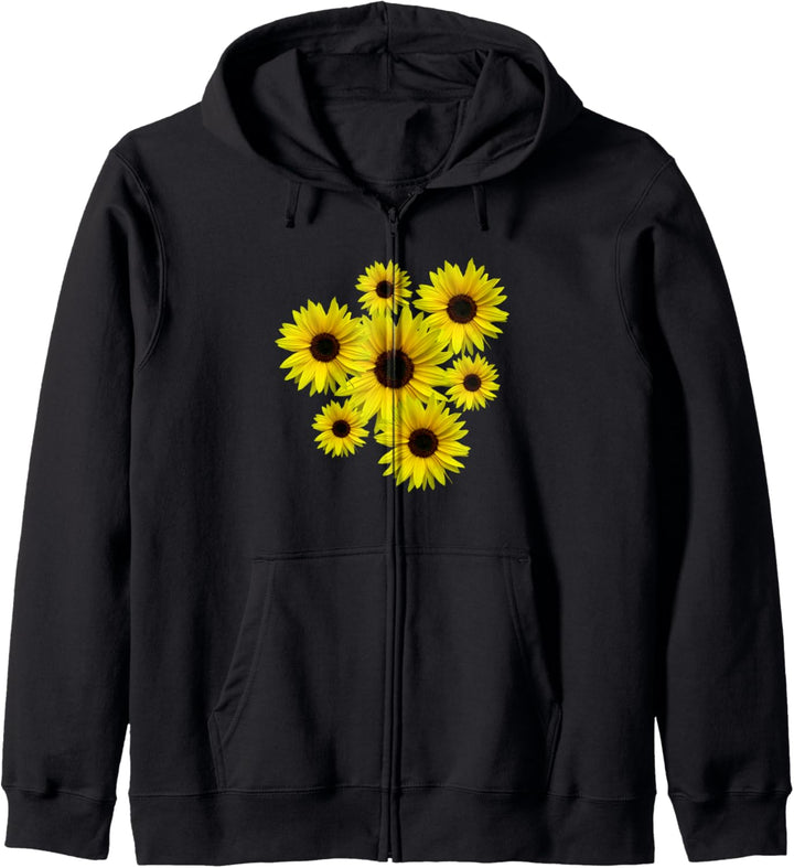 Sonnenblumen, Sonnenblume, Blume, Natur, Blumenstrauss Kapuzenjacke