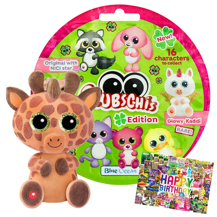 Bundle mit Blue Ocean Glubschis Sammelfigur Glück Serie 3 - Set Aauswahl - Glubschi Glitzer Figur -