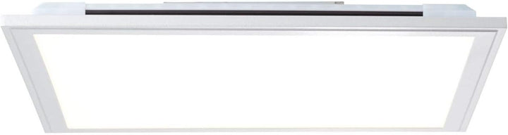 BRILLIANT Lampe Alissa LED Deckenaufbau-Paneel 40x40cm silber/weiss | 1x 32W LED integriert (Samsung