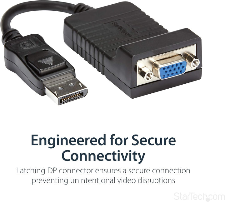 Startech.com DisplayPort-auf-VGA-Adapter – 1920 x 1200 – DisplayPort VGA konverter - DisplayPort-auf