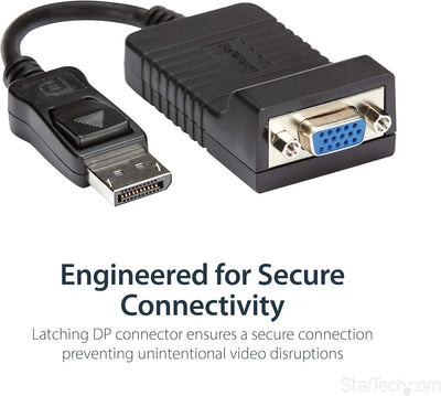 Startech.com DisplayPort-auf-VGA-Adapter – 1920 x 1200 – DisplayPort VGA konverter - DisplayPort-auf