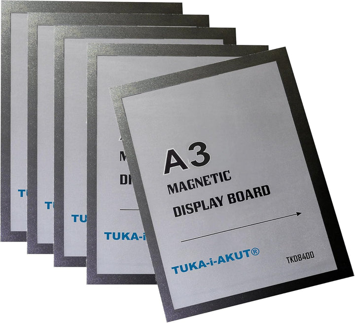 TUKA-i-AKUT 20st. A3 Info-Rahmen Selbstklebend mit Magnetverschluss, Einstecktasche Infotasche Blatt