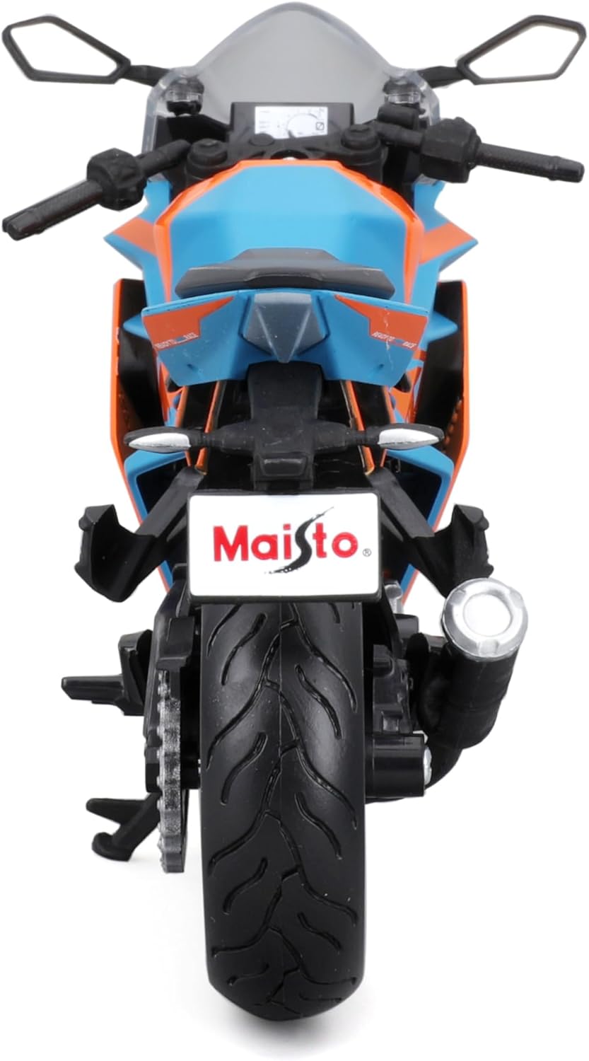 Maisto KTM RC 390: Motorradmodell im Massstab 1:12, mit beweglichem Ständer, Hinterrad-Federung und