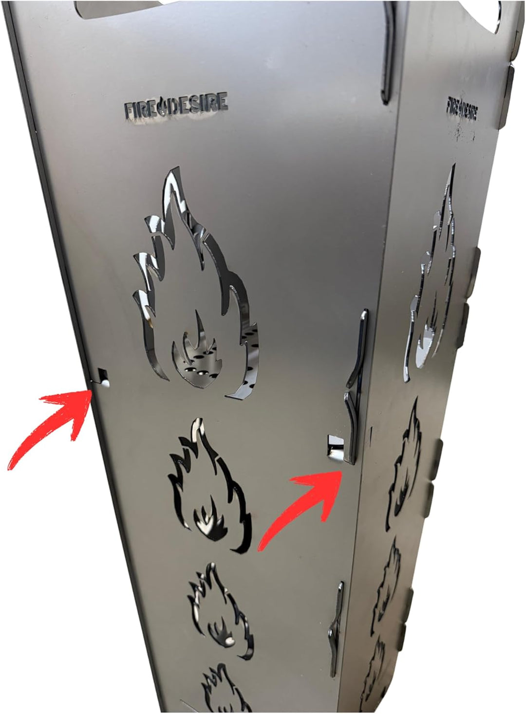 FireDesire Grill Pro Feuerkorb 80cm + Grillplatte + Ascheschale, Feuertonne, Feuerschale, Grilltonne