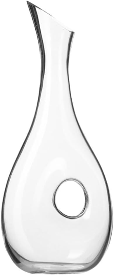 TOPBATHY Glasflasche Wein Dekanter Carafe Wein Dekanter Flasche mit Loch Getränke Dispenser Rotwein