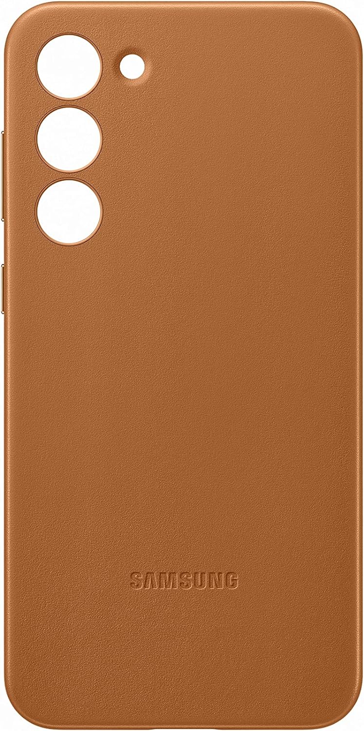 Samsung Leather Smartphone Case EF-VS916 für Galaxy S23+, Handy-Hülle, Echtleder, Schlankes Design,