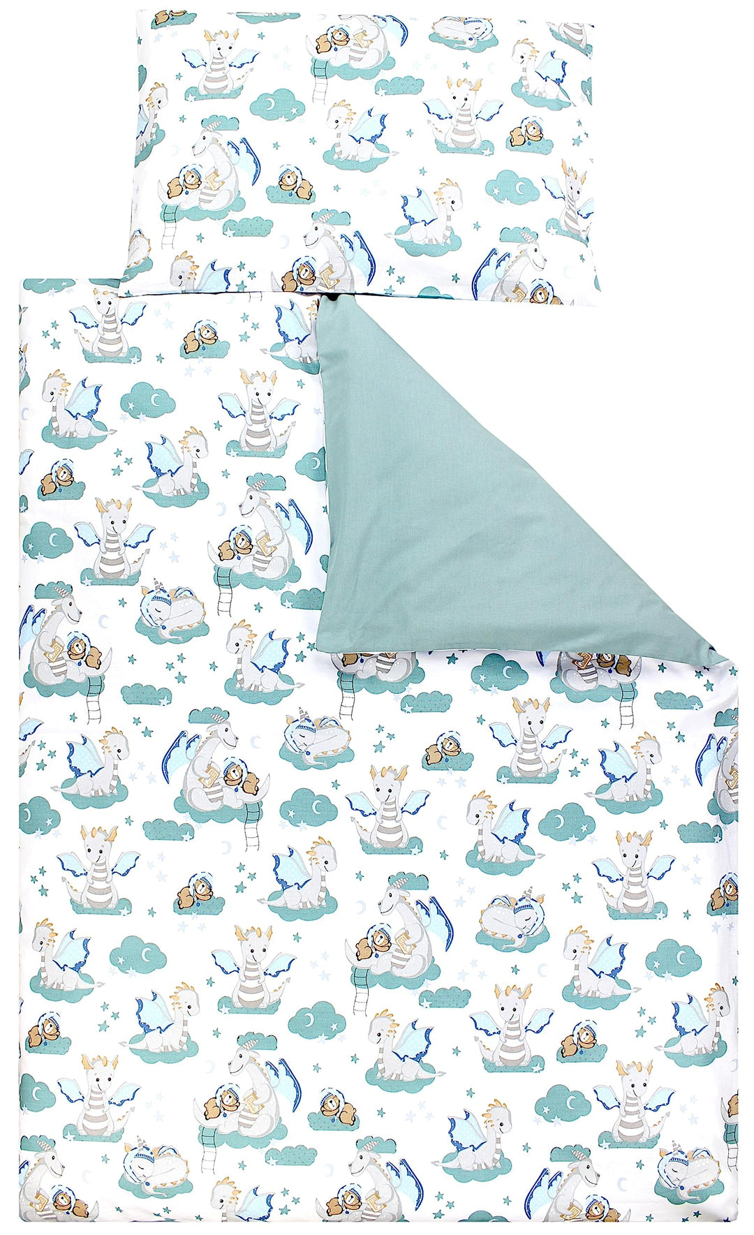 TupTam Kinder Bettwäsche Set Babybettwäsche Bettbezug 100 x 135 120 x 90 Kissenbezug 40 x 60 Jungen