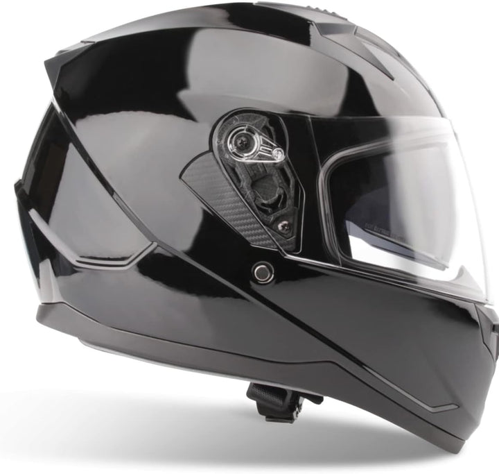 VINZ Kennet Integralhelm mit Sonnenblende | Motorrad Helm Vollvisierhelm Mopedhelm | Motorradhelm Fu