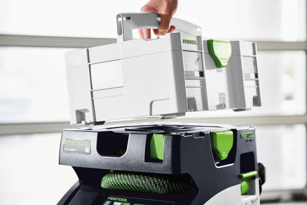 Festool Absaugmobil CTL MINI I CLEANTEC (mit Hauptfilter, SELFCLEAN Filtersack, Saugschlauch glatt Ø