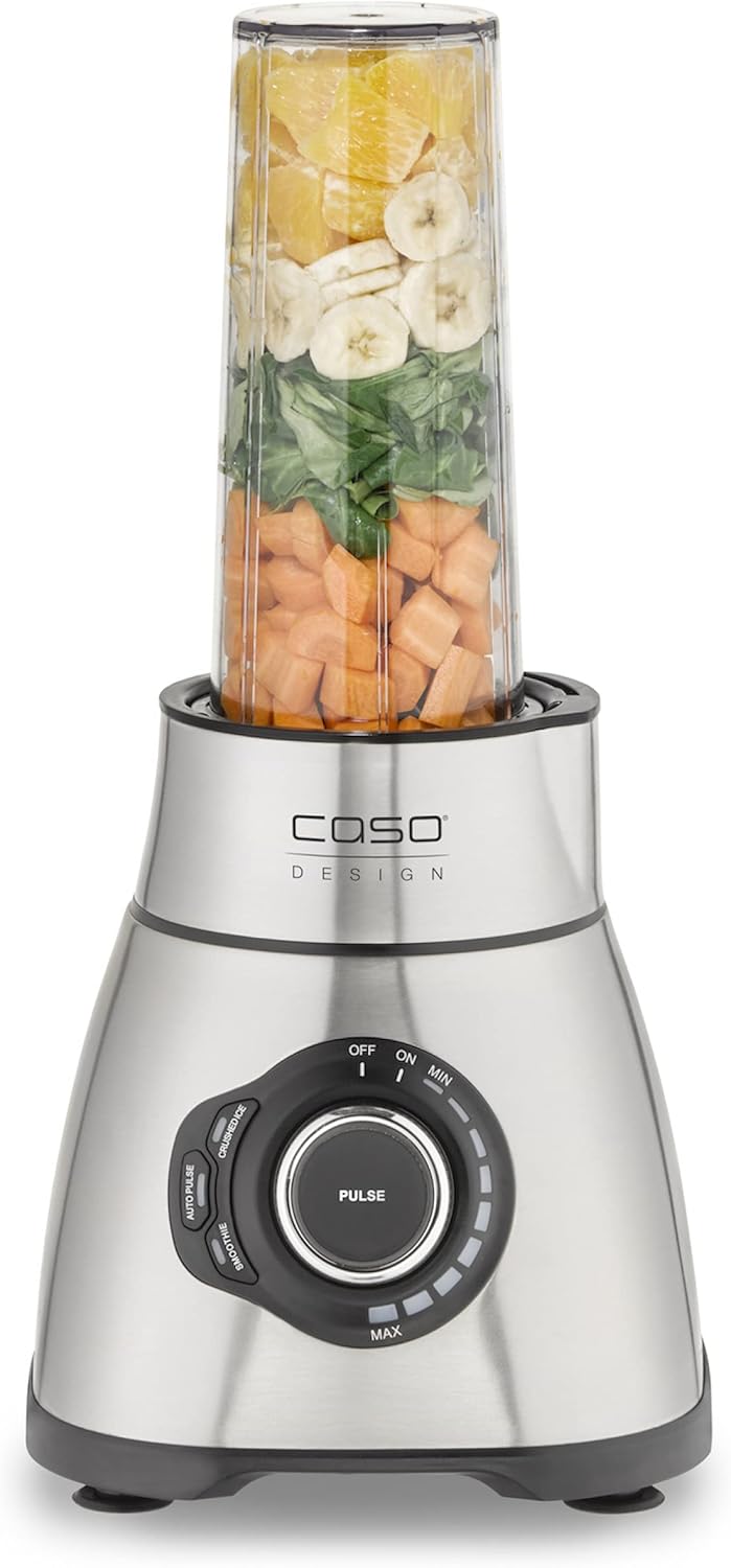CASO B 1800 PowerBlender-Set - Standmixer, 28.000 U/min, Glasbehälter 1,75 L, inkl. Trinkflasche und