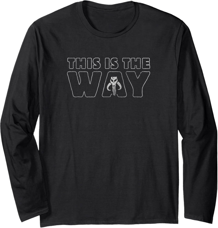Star Wars The Mandalorian This Is The Way Mythosaur Langarmshirt