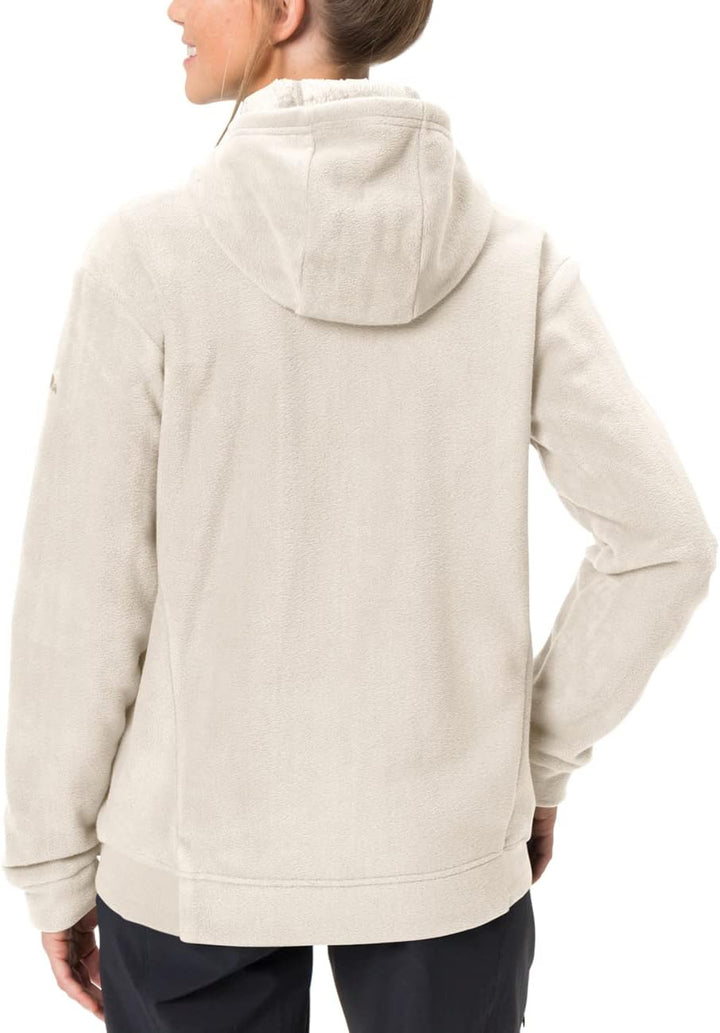 VAUDE Damen Women's Neyland Fleece Hoody Jacke 36 Ecru, 36 Ecru