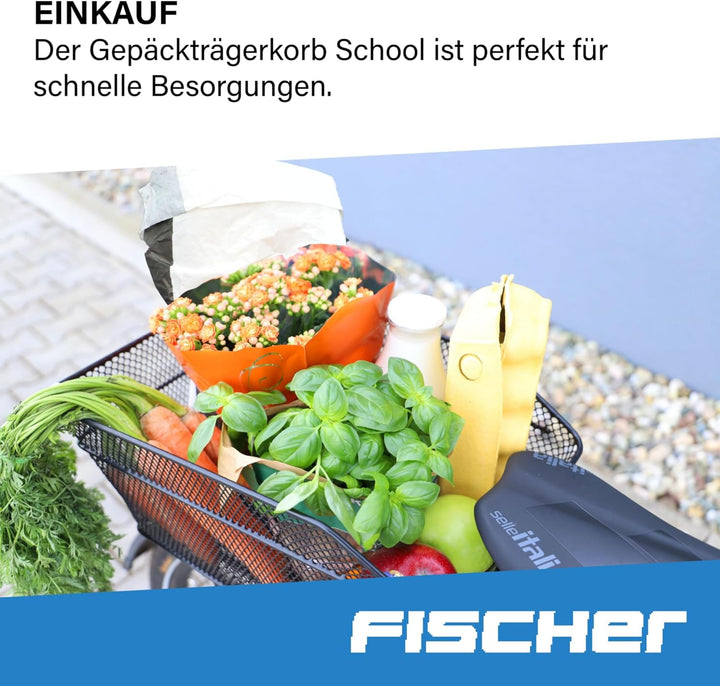 Fischer Gepäckträgerkorb, Fahrradkorb, Gepäckträgerkorb