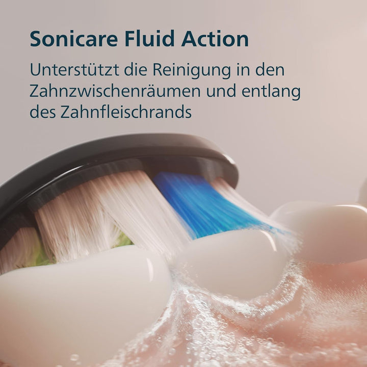 Philips Sonicare 5300 elektrische Zahnbürste, Schallzahnbürste mit 2 Intensitätsstufen, Andruckkontr