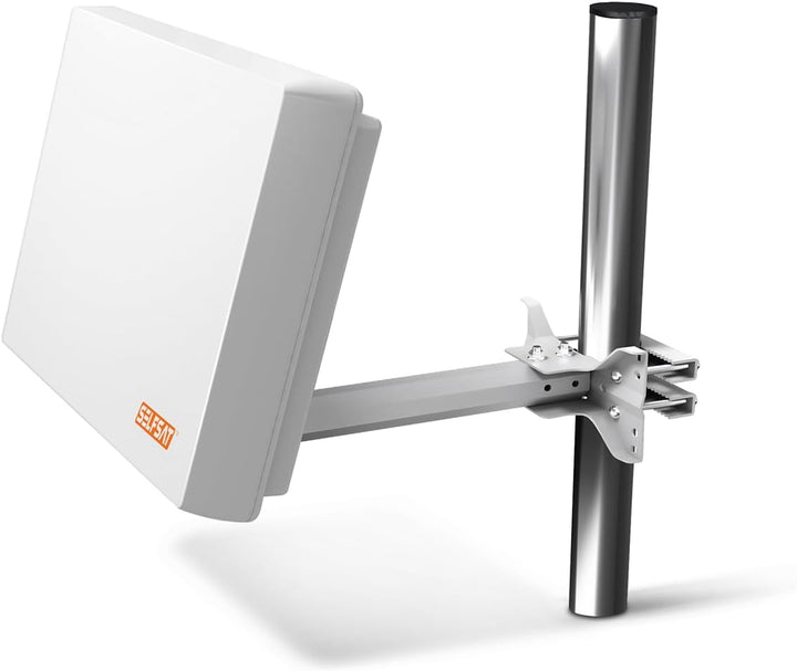 Selfsat H22D2 Flachantenne mit Austauschbaren Twin LNB Weiss, Twin LNB
