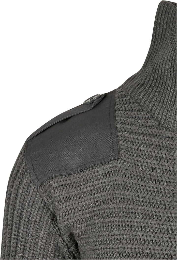 Brandit ÖSTER. Armee Alpin Pullover Army Pulli Winter Freizeit ARBEITSPULLOVER 3XL Anthrazit, 3XL An