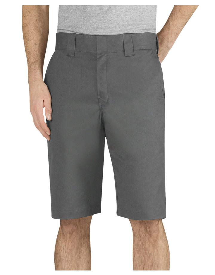 Dickies Herren 11 Inch Regular-Fit Stretch-Twill Arbeitsshort 32W Gravel Grey, 32W Gravel Grey