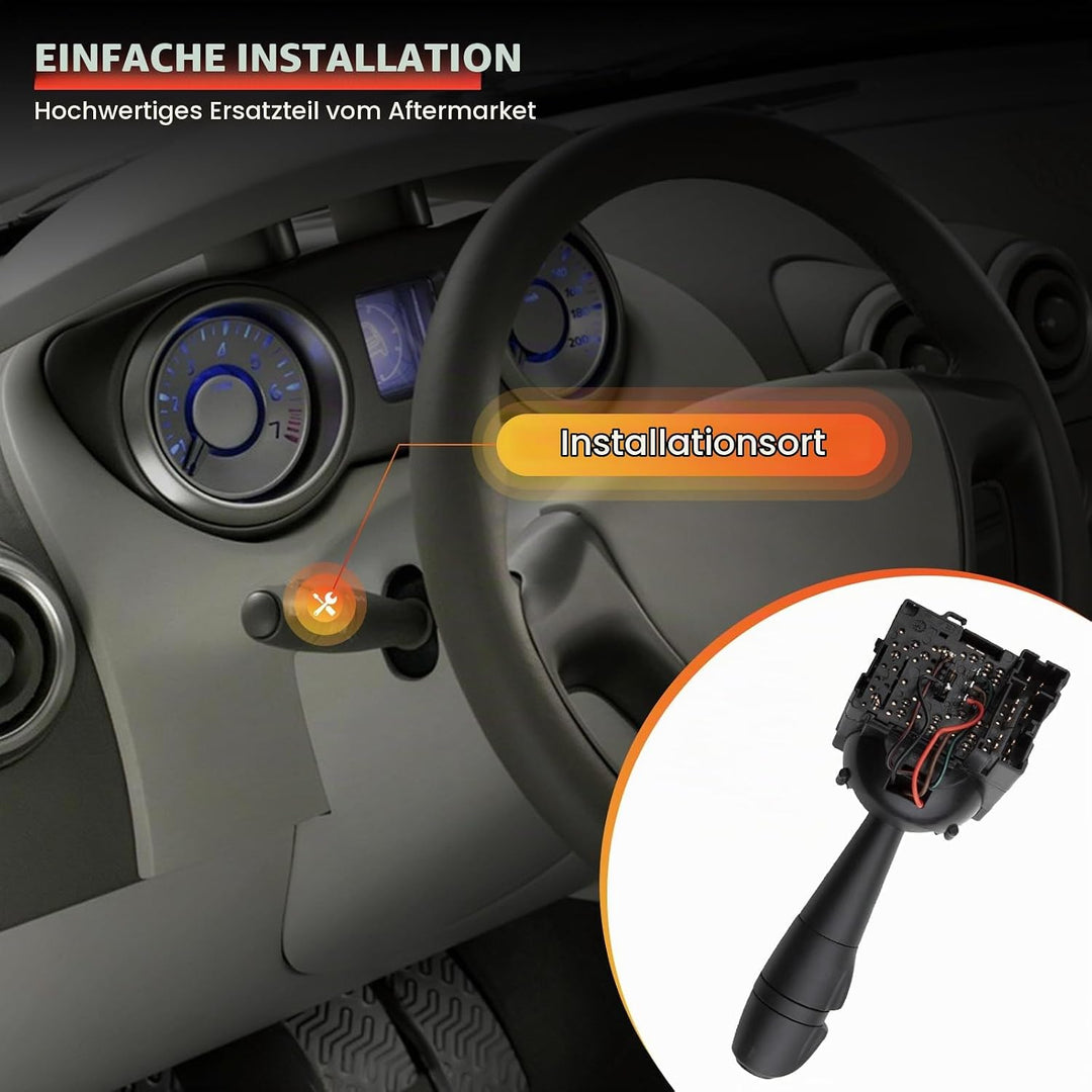 ZEALfix Lenkstockschalter Blinkerschalter für Dacia Lodgy 8201167988 Blinkender Steuerschalter 25540