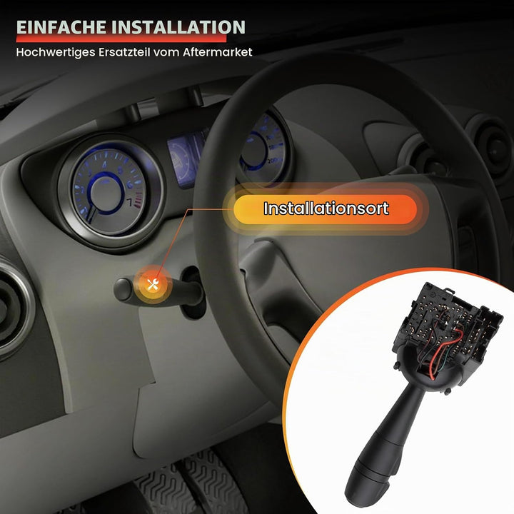 ZEALfix Lenkstockschalter Blinkerschalter für Dacia Lodgy 8201167988 Blinkender Steuerschalter 25540