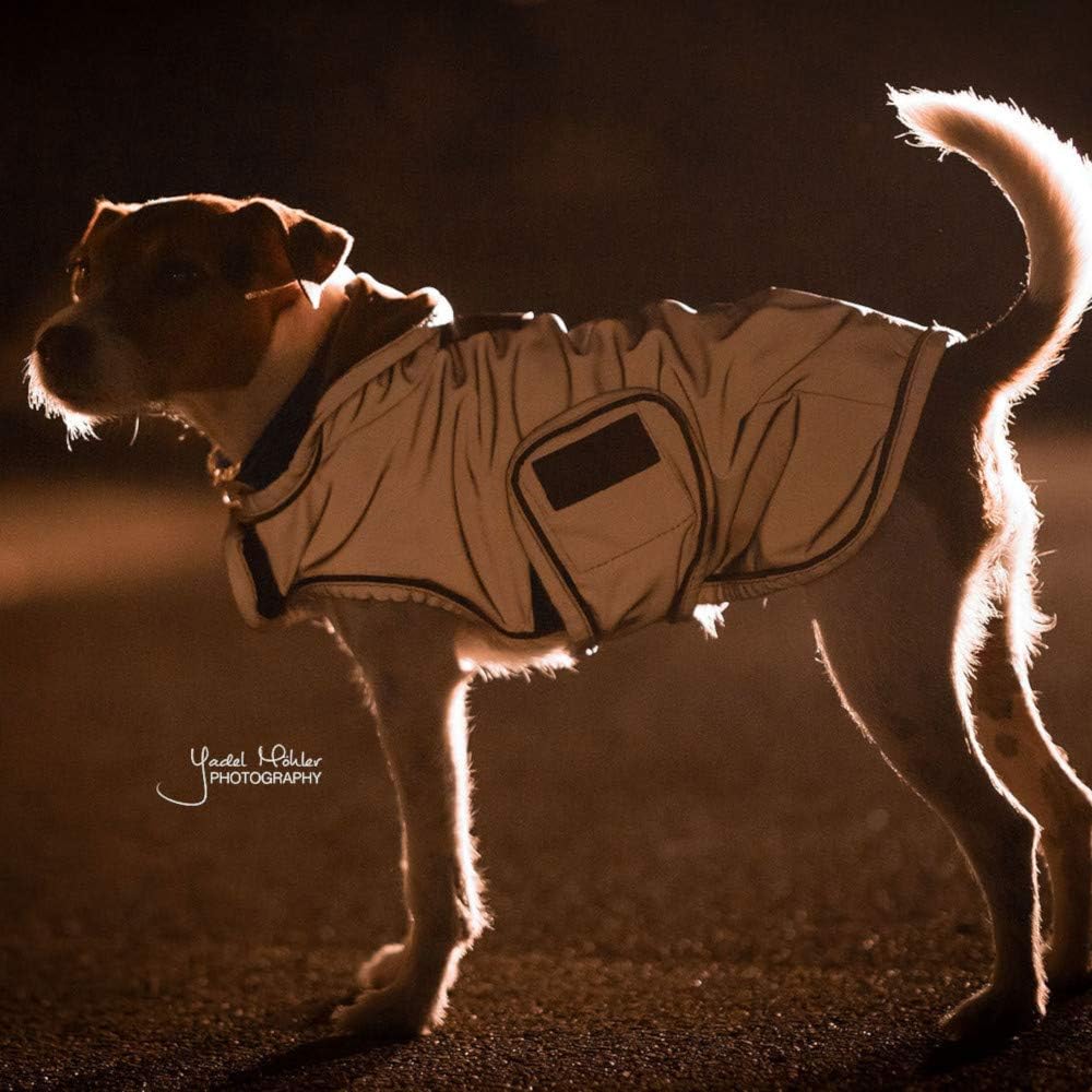 Kentucky Dogwear Hundemantel refklektierend/wasserabweisend, Grösse:S/M, Farbe:grau S/M grau, S/M gr