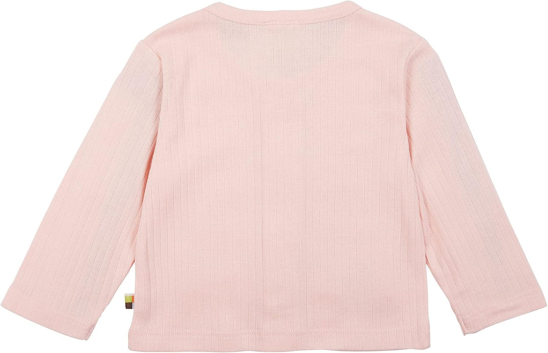 loud + proud Mädchen Derby Rib, GOTS Zertifiziert Jacke 74-80 Rosé, 74-80 Rosé