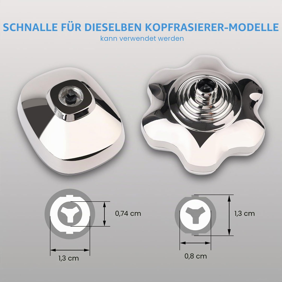 7 magnetische Ersatzklingen für Rossifur Lovcoyo Gisaae Bazivve ElectriBrite Freebird Fellpflegeköpf