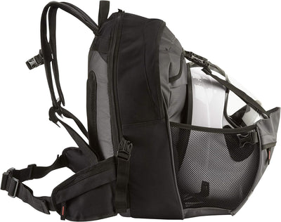 JDC Motorrad Rucksack Wasserdicht mit Helmhalterung/Träger 24Lerweiterbar bis 36L – Frontier