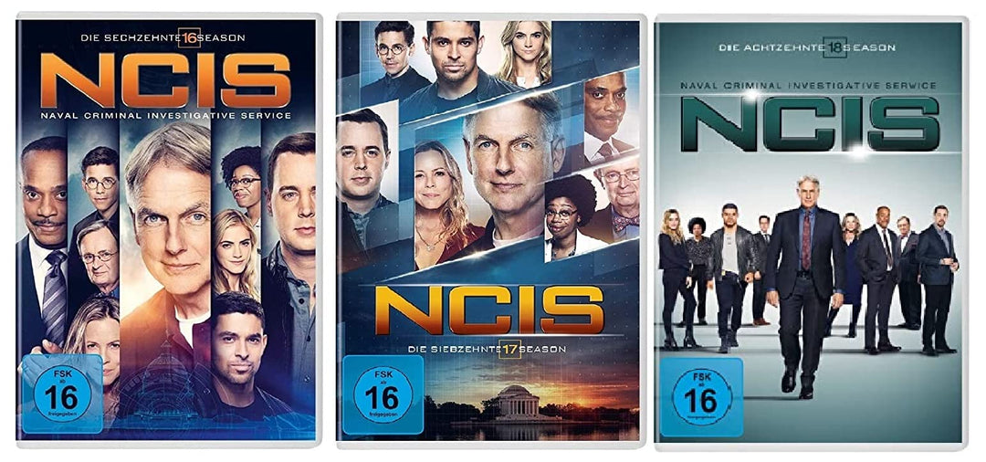 Navy CIS / NCIS Staffel 16 + 17 + 18 im Set - Deutsche Originalware [16 DVDs], DVD