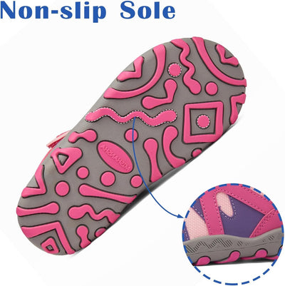 Mishansha Kinder Outdoor Winterschuhe Warm Gefüttert Winterstiefel, Gr.24-38 35 EU Fuchsia Pink, 35