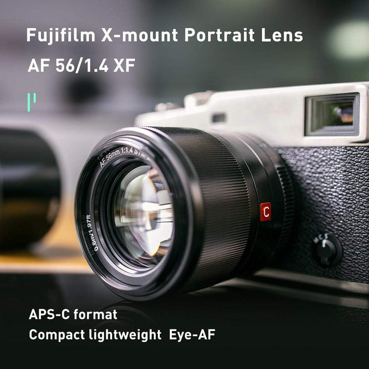 VILTROX 56mm F1.4 X Autofokus APS-C Porträt Prime Objektiv für Fuji Fujifilm X Mount Kamera X-T2 X-T