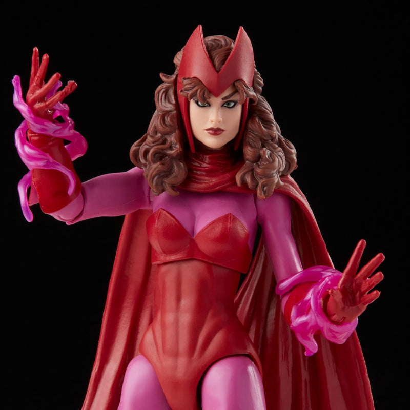 Hasbro Marvel Legends Series Scarlet Witch, Retroverpackung, 15 cm grosse Action-Figur, 4 Accessoire